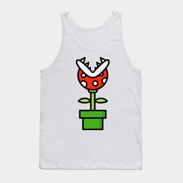 Piranha Plant Tank Top by Radradrad